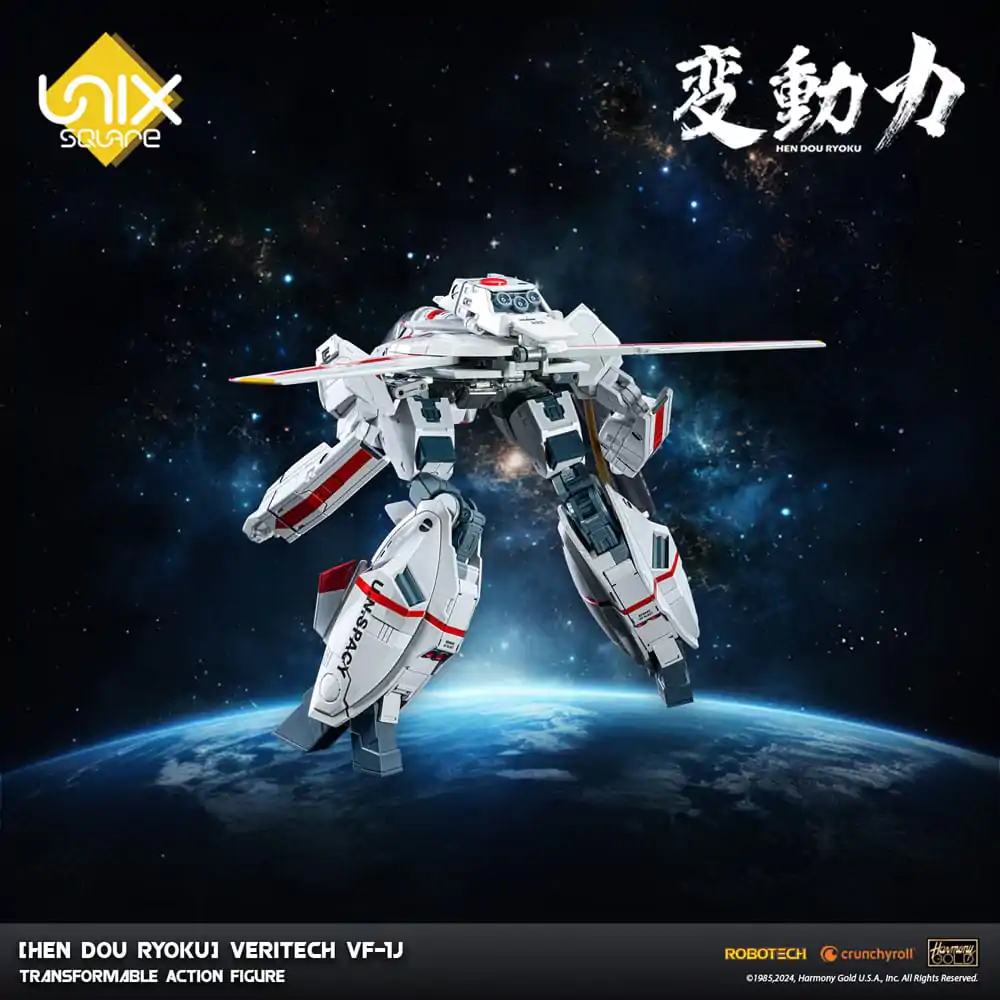 Hen Dou Ryoku Veritech Diecast Figurka Akcji VF-1J 21 cm zdjęcie produktu