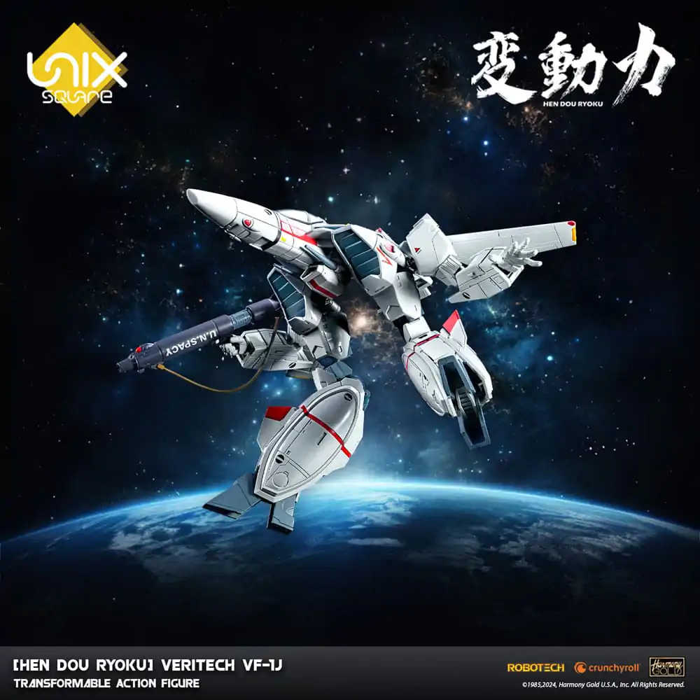 Hen Dou Ryoku Veritech Diecast Figurka Akcji VF-1J 21 cm zdjęcie produktu