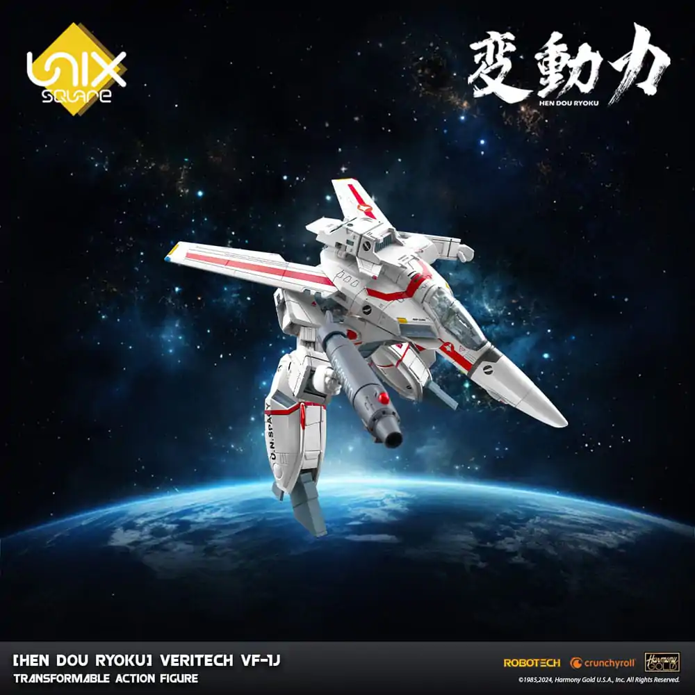 Hen Dou Ryoku Veritech Diecast Figurka Akcji VF-1J 21 cm zdjęcie produktu