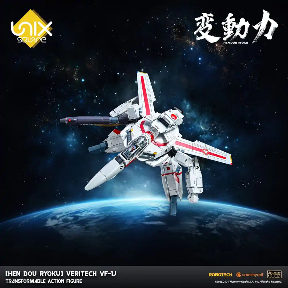 Hen Dou Ryoku Veritech Diecast Figurka Akcji VF-1J 21 cm zdjęcie produktu