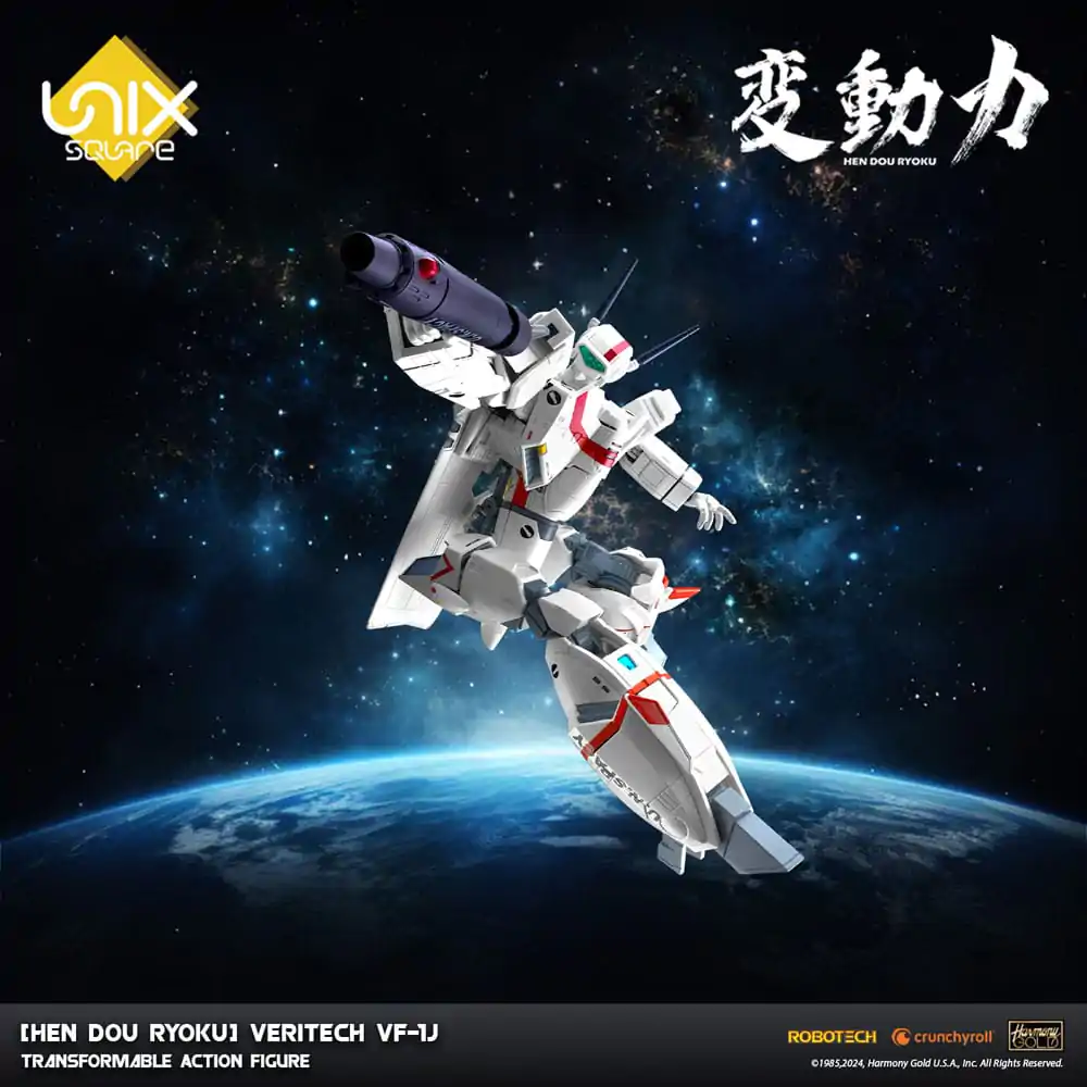 Hen Dou Ryoku Veritech Diecast Figurka Akcji VF-1J 21 cm zdjęcie produktu