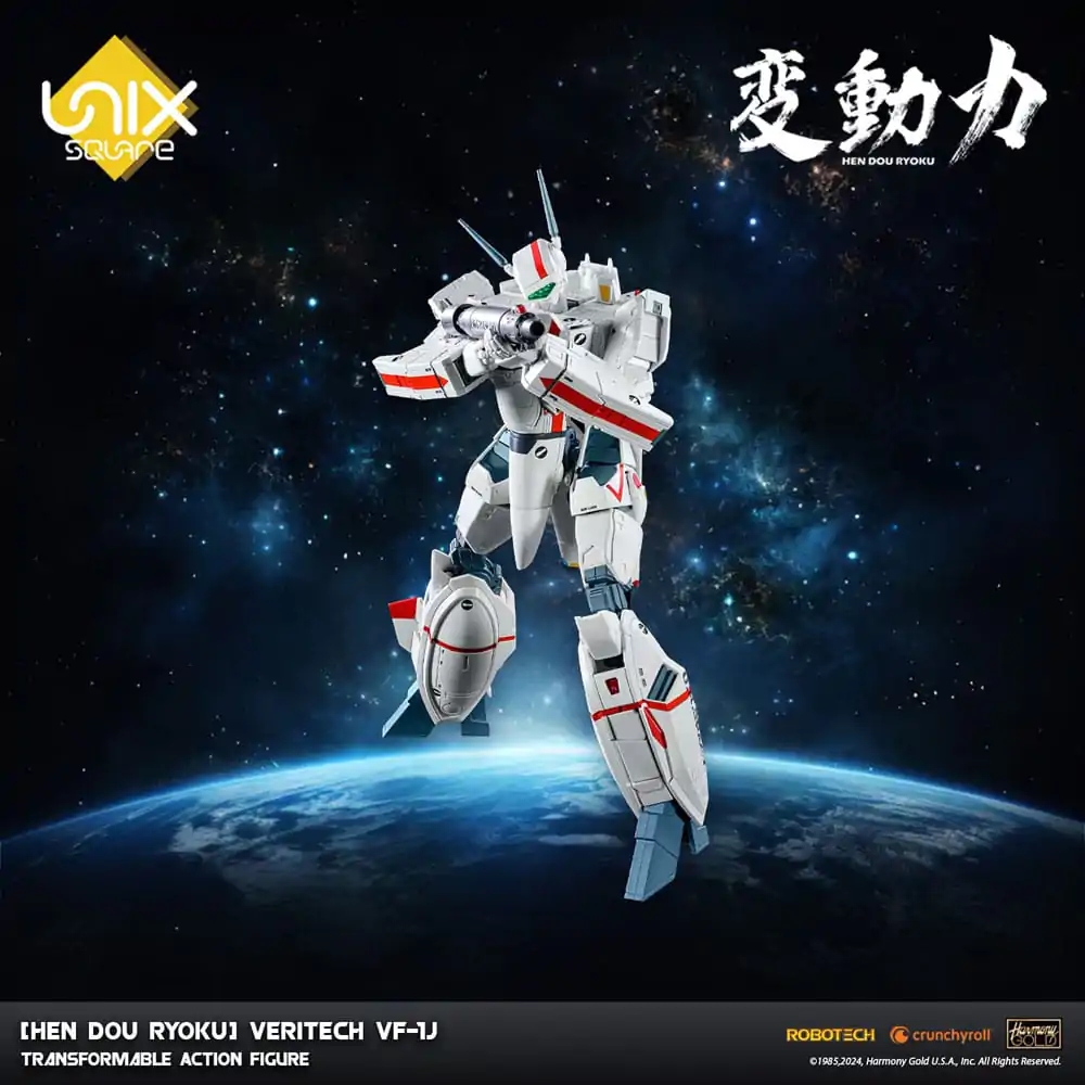 Hen Dou Ryoku Veritech Diecast Figurka Akcji VF-1J 21 cm zdjęcie produktu