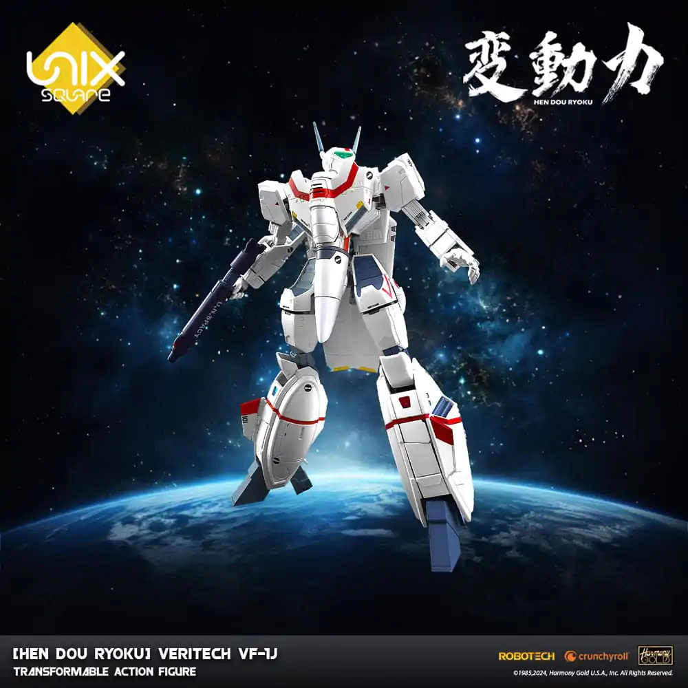 Hen Dou Ryoku Veritech Diecast Figurka Akcji VF-1J 21 cm zdjęcie produktu