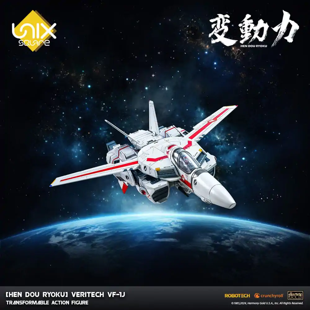 Hen Dou Ryoku Veritech Diecast Figurka Akcji VF-1J 21 cm zdjęcie produktu