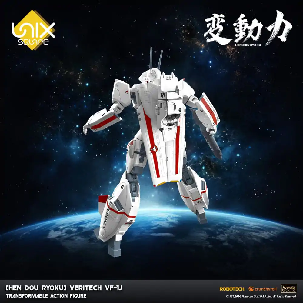 Hen Dou Ryoku Veritech Diecast Figurka Akcji VF-1J 21 cm zdjęcie produktu