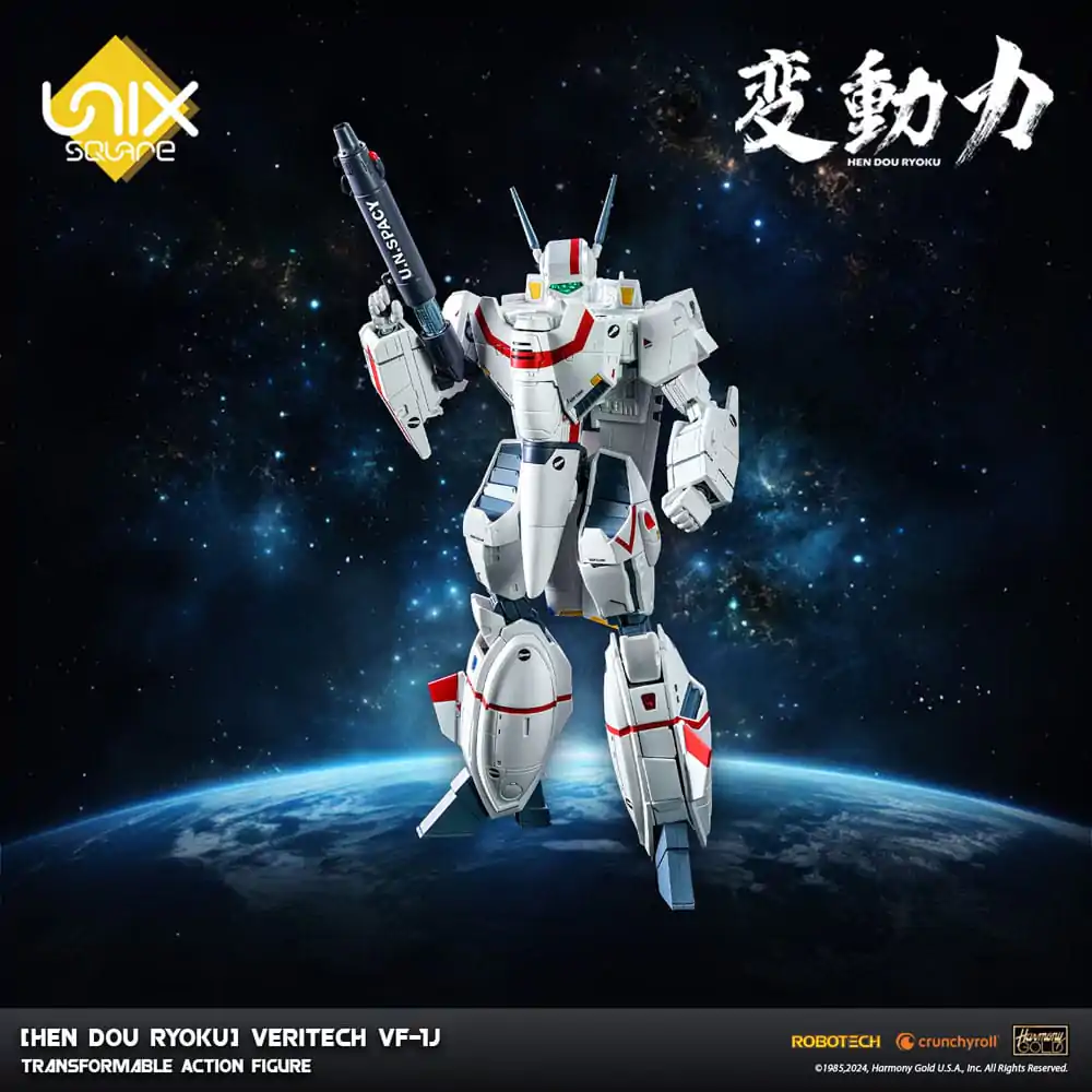 Hen Dou Ryoku Veritech Diecast Figurka Akcji VF-1J 21 cm zdjęcie produktu