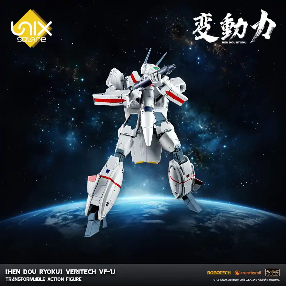 Hen Dou Ryoku Veritech Diecast Figurka Akcji VF-1J 21 cm zdjęcie produktu