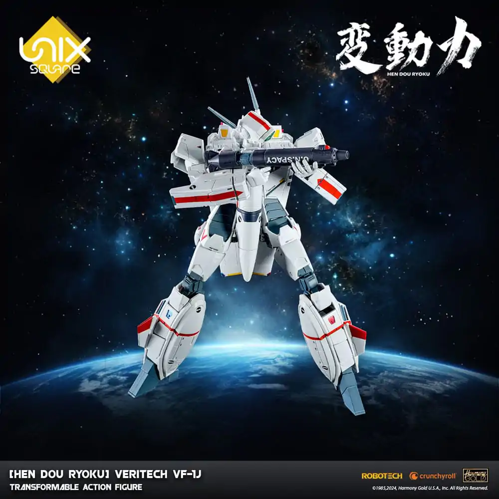 Hen Dou Ryoku Veritech Diecast Figurka Akcji VF-1J 21 cm zdjęcie produktu