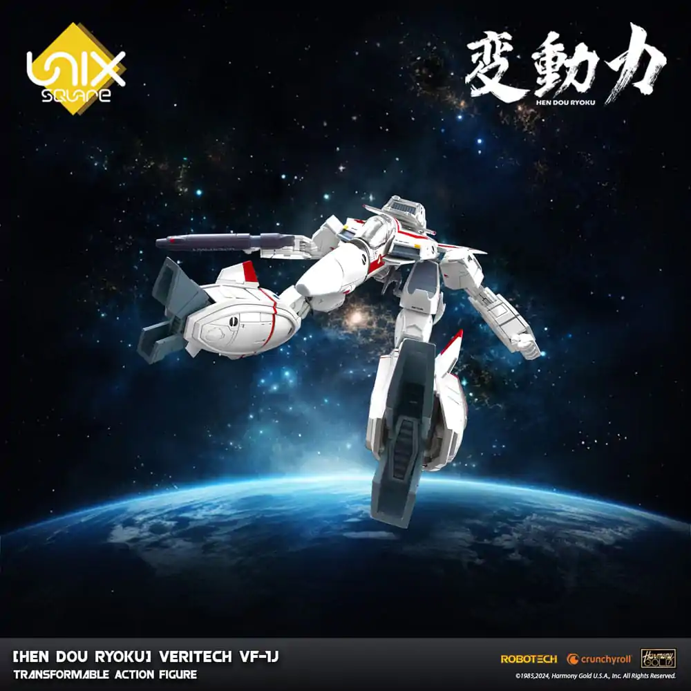 Hen Dou Ryoku Veritech Diecast Figurka Akcji VF-1J 21 cm zdjęcie produktu