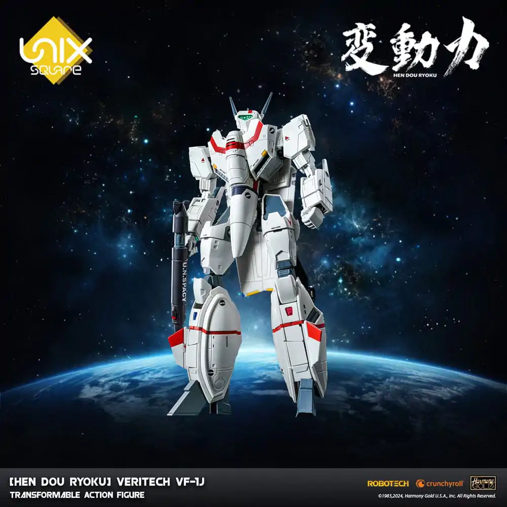 Hen Dou Ryoku Veritech Diecast Figurka Akcji VF-1J 21 cm zdjęcie produktu