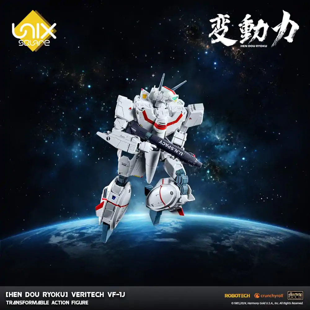 Hen Dou Ryoku Veritech Diecast Figurka Akcji VF-1J 21 cm zdjęcie produktu