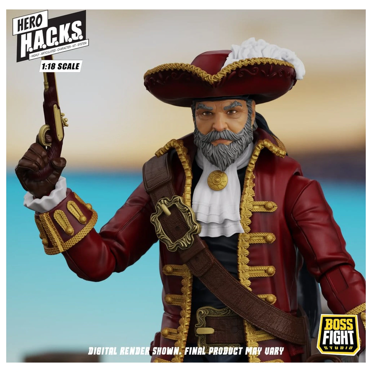 Hero H.A.C.K.S. Core Figurka Akcji 1/18 Heroes and Villains Wave 1 John Bradford: Captain of the Temporal Voyager zdjęcie produktu