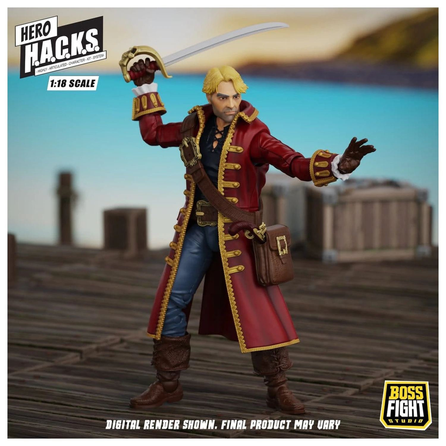 Hero H.A.C.K.S. Core Figurka Akcji 1/18 Heroes and Villains Wave 1 John Bradford: Captain of the Temporal Voyager zdjęcie produktu