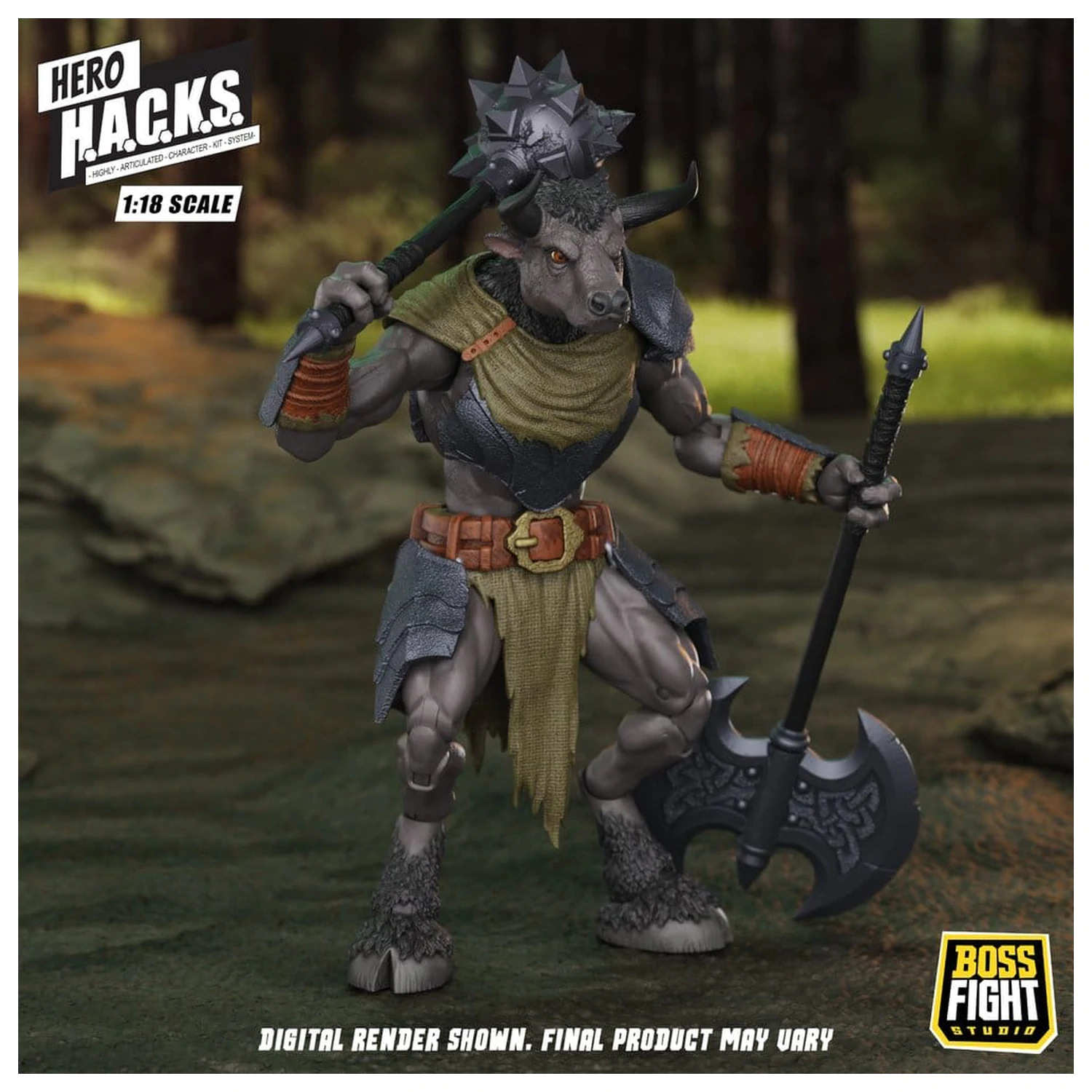 Hero H.A.C.K.S. Core Figurka Akcji 1/18 Heroes and Villains Wave 1 Minos Auroxos: Labyrinthian Warrior zdjęcie produktu