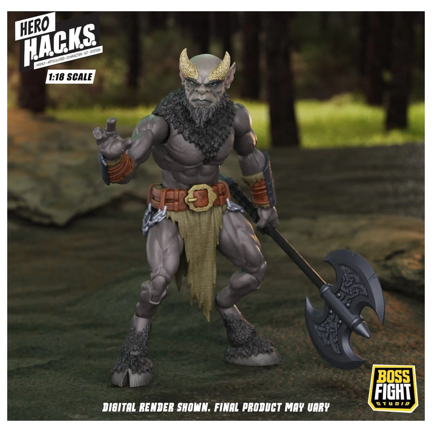 Hero H.A.C.K.S. Core Figurka Akcji 1/18 Heroes and Villains Wave 1 Minos Auroxos: Labyrinthian Warrior zdjęcie produktu