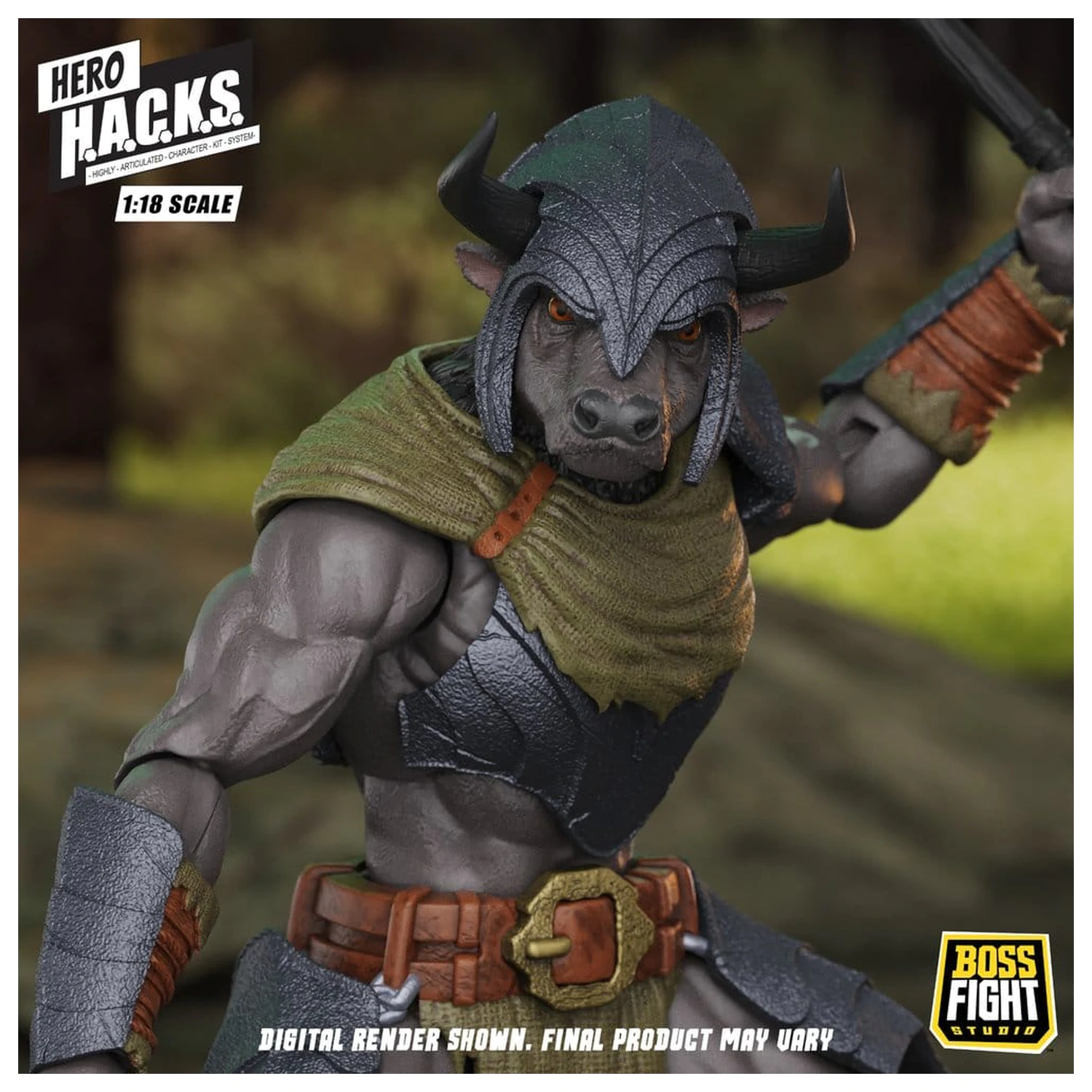 Hero H.A.C.K.S. Core Figurka Akcji 1/18 Heroes and Villains Wave 1 Minos Auroxos: Labyrinthian Warrior zdjęcie produktu