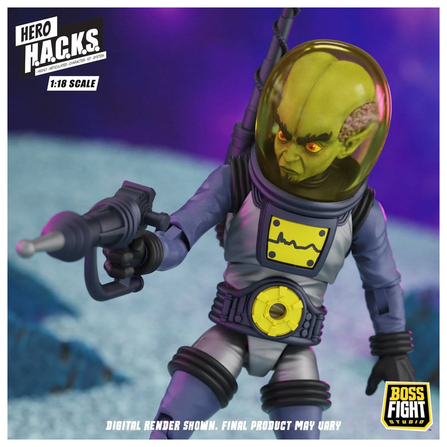 Hero H.A.C.K.S. Core Figurka Akcji 1/18 Heroes and Villains Wave 1 Zarko Resources Inc.: Galactic Prospectors zdjęcie produktu