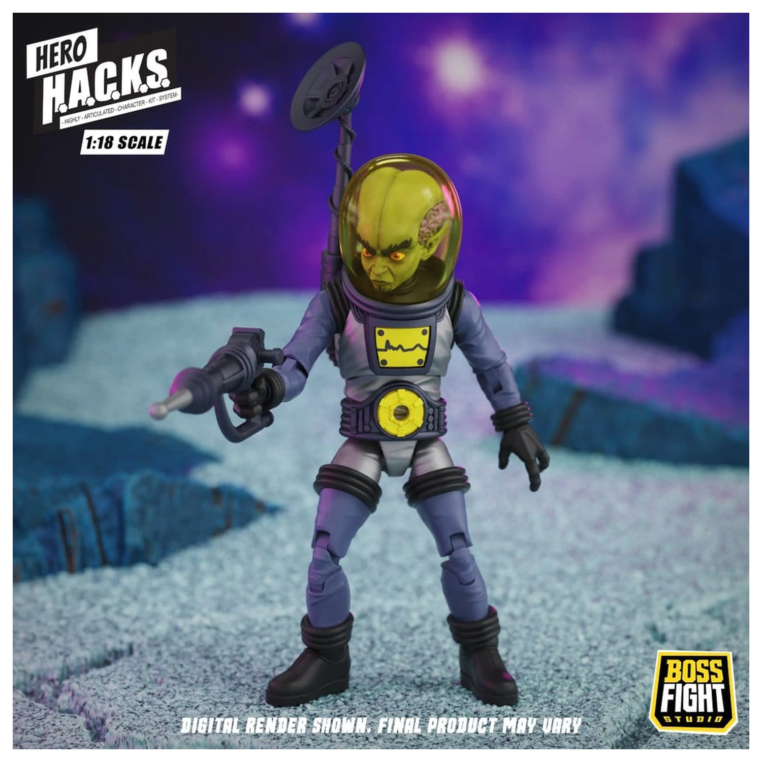 Hero H.A.C.K.S. Core Figurka Akcji 1/18 Heroes and Villains Wave 1 Zarko Resources Inc.: Galactic Prospectors zdjęcie produktu