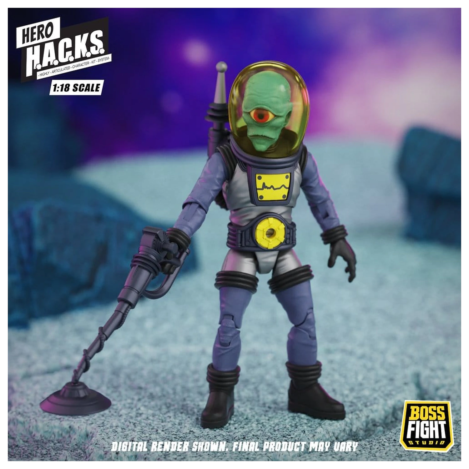 Hero H.A.C.K.S. Core Figurka Akcji 1/18 Heroes and Villains Wave 1 Zarko Resources Inc.: Galactic Prospectors zdjęcie produktu