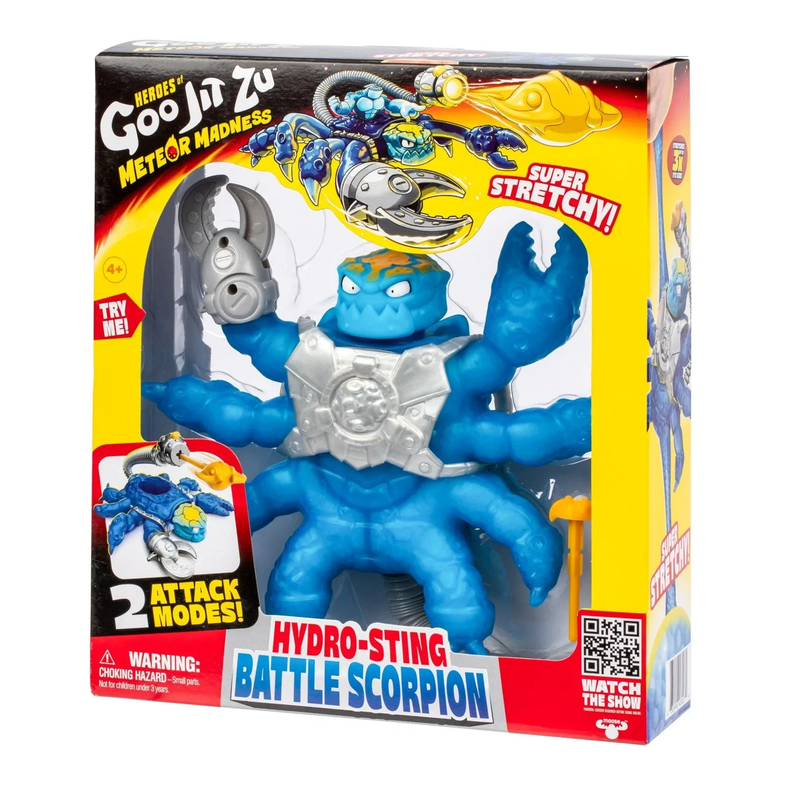Heroes of Goo Jit Zu Meteor Madness Rozciągliwa Figurka Bitewna Skorpion Hydro Sting 22 cm zdjęcie produktu