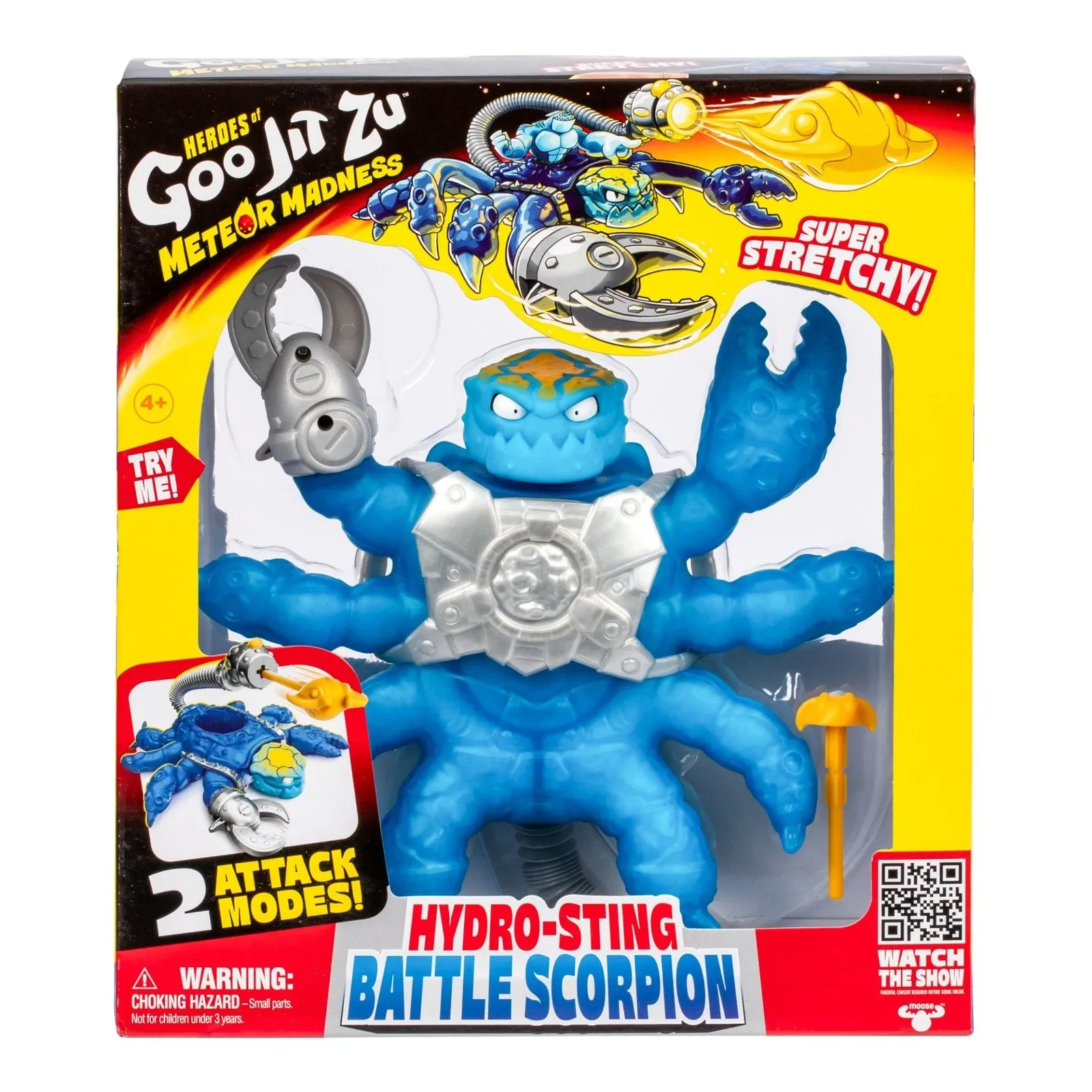 Heroes of Goo Jit Zu Meteor Madness Rozciągliwa Figurka Bitewna Skorpion Hydro Sting 22 cm zdjęcie produktu