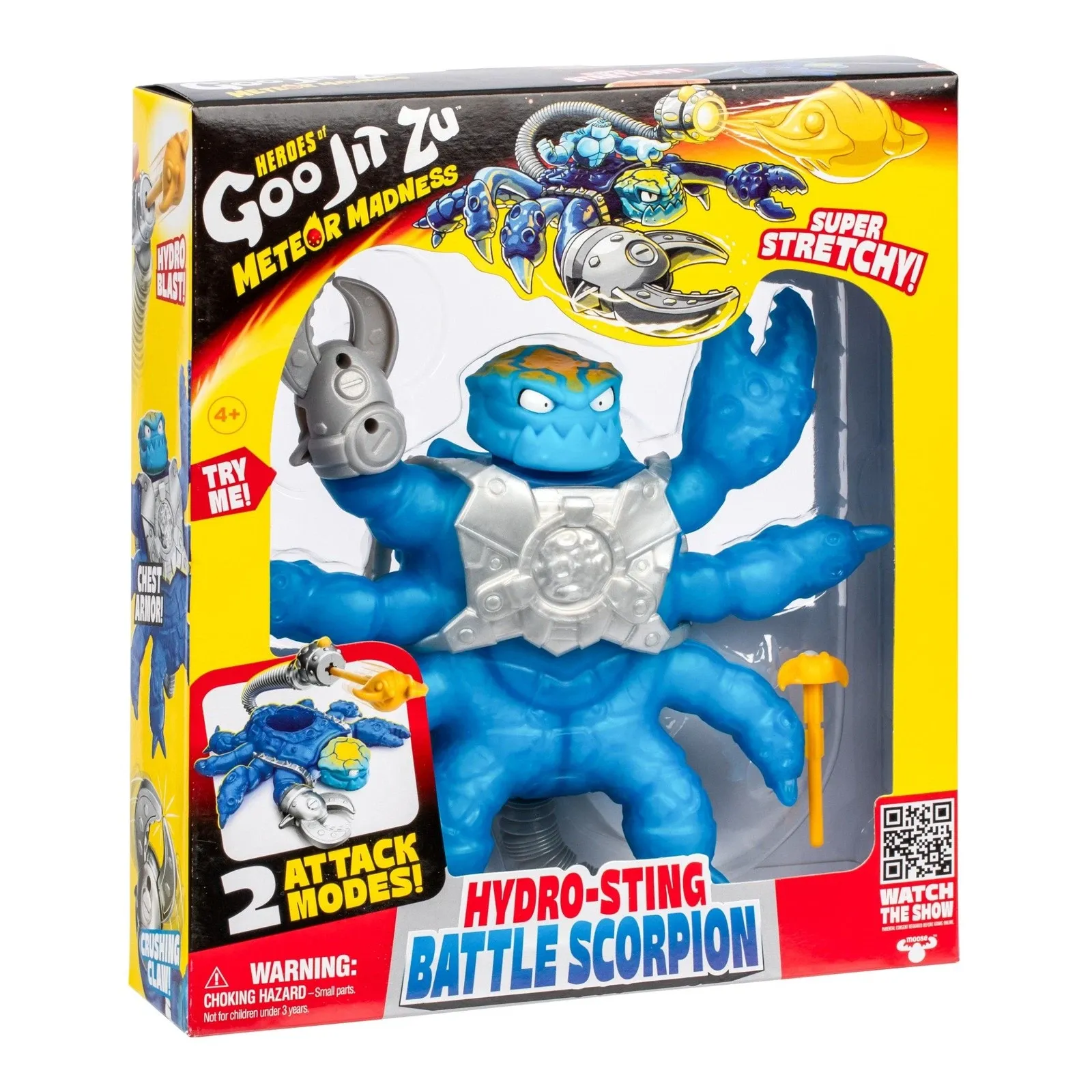 Heroes of Goo Jit Zu Meteor Madness Rozciągliwa Figurka Bitewna Skorpion Hydro Sting 22 cm zdjęcie produktu