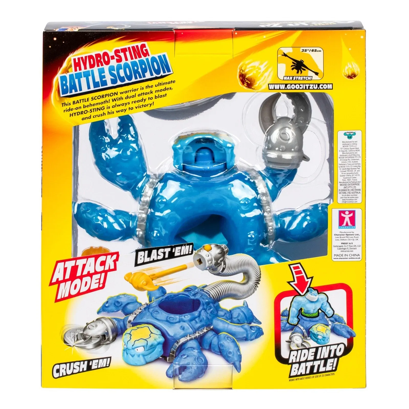 Heroes of Goo Jit Zu Meteor Madness Rozciągliwa Figurka Bitewna Skorpion Hydro Sting 22 cm zdjęcie produktu