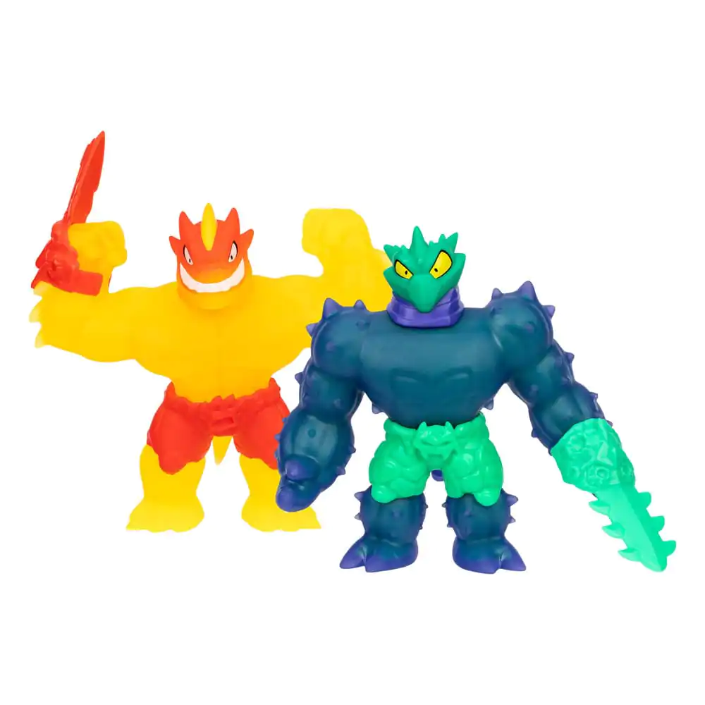 Heroes of Goo Jit Zu Meteor Madness Figurki Rozciągliwe 2-Pack Flame Blazagon vs. Cacticus 13 cm zdjęcie produktu