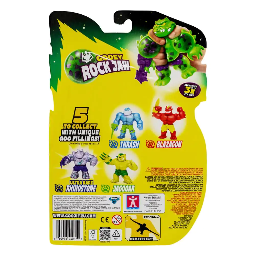 Heroes of Goo Jit Zu Meteor Madness Figurka Rozciągliwa Rock Jaw 12 cm zdjęcie produktu