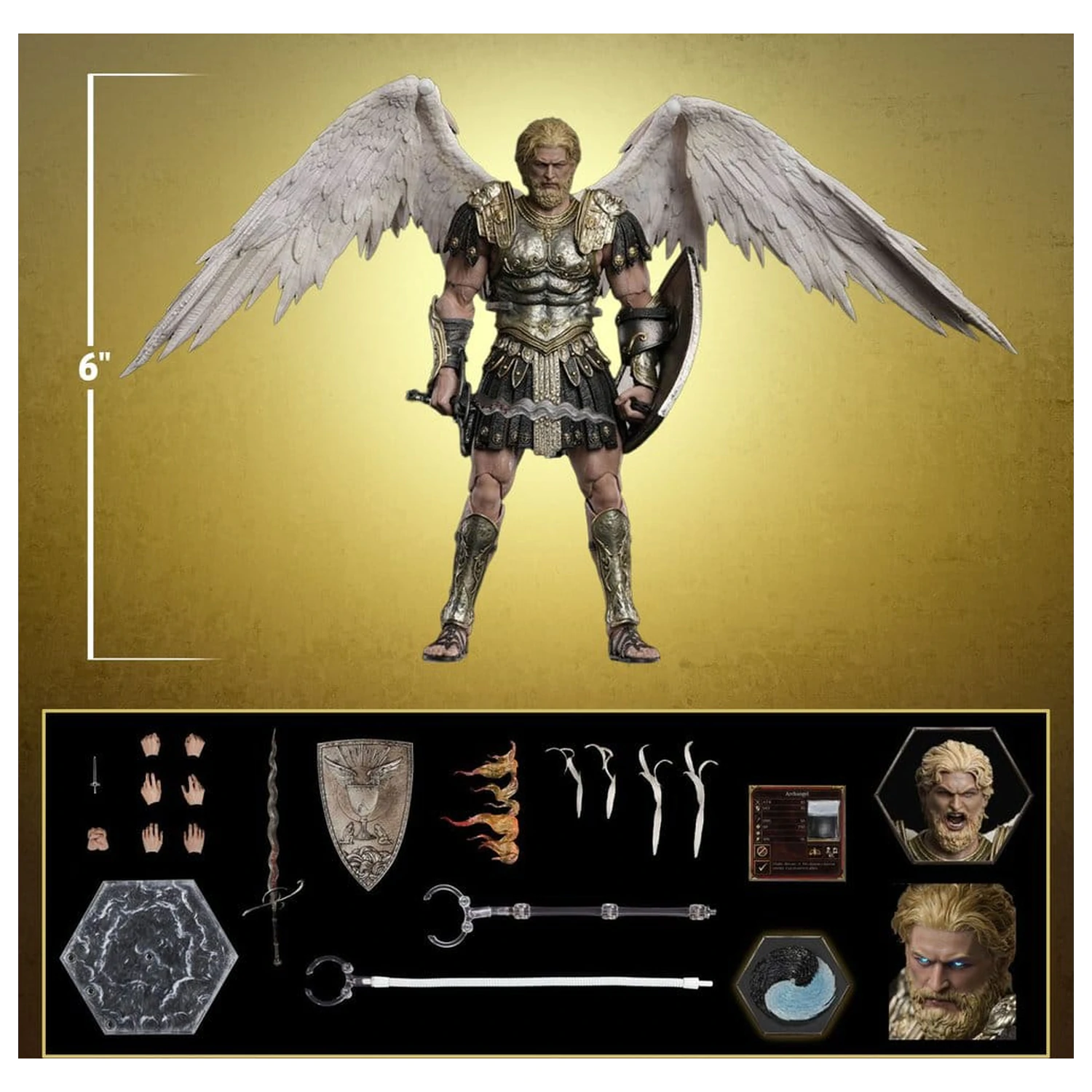 Heroes of Might and Magic III Figurka akcji 1/12 Archangel (Deluxe Version) 15 cm zdjęcie produktu