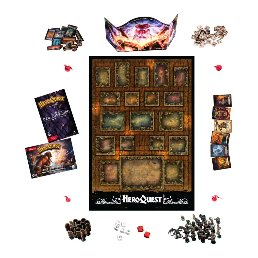 HeroQuest Gra Planszowa Der Aufbruch *German Version* zdjęcie produktu