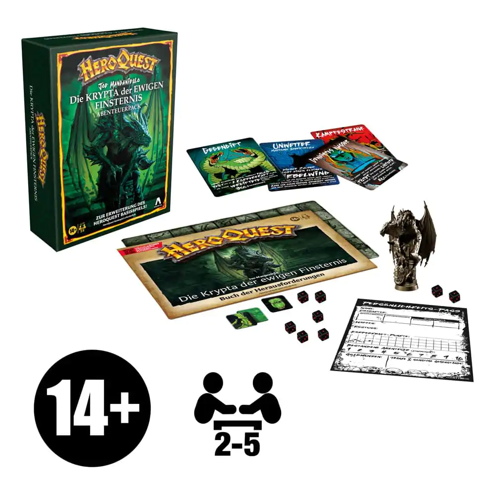 HeroQuest Gra Planszowa Expansion Die Krypta der ewigen Finsternis Quest Pack *German Version* zdjęcie produktu