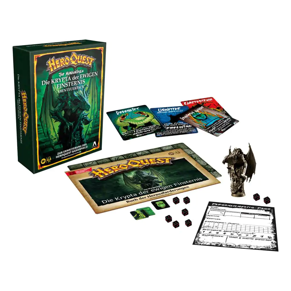 HeroQuest Gra Planszowa Expansion Die Krypta der ewigen Finsternis Quest Pack *German Version* zdjęcie produktu