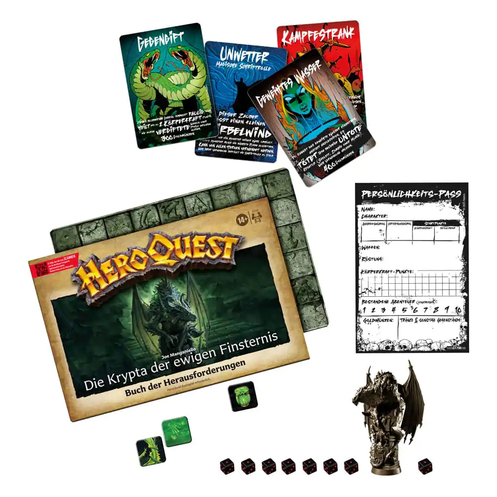 HeroQuest Gra Planszowa Expansion Die Krypta der ewigen Finsternis Quest Pack *German Version* zdjęcie produktu