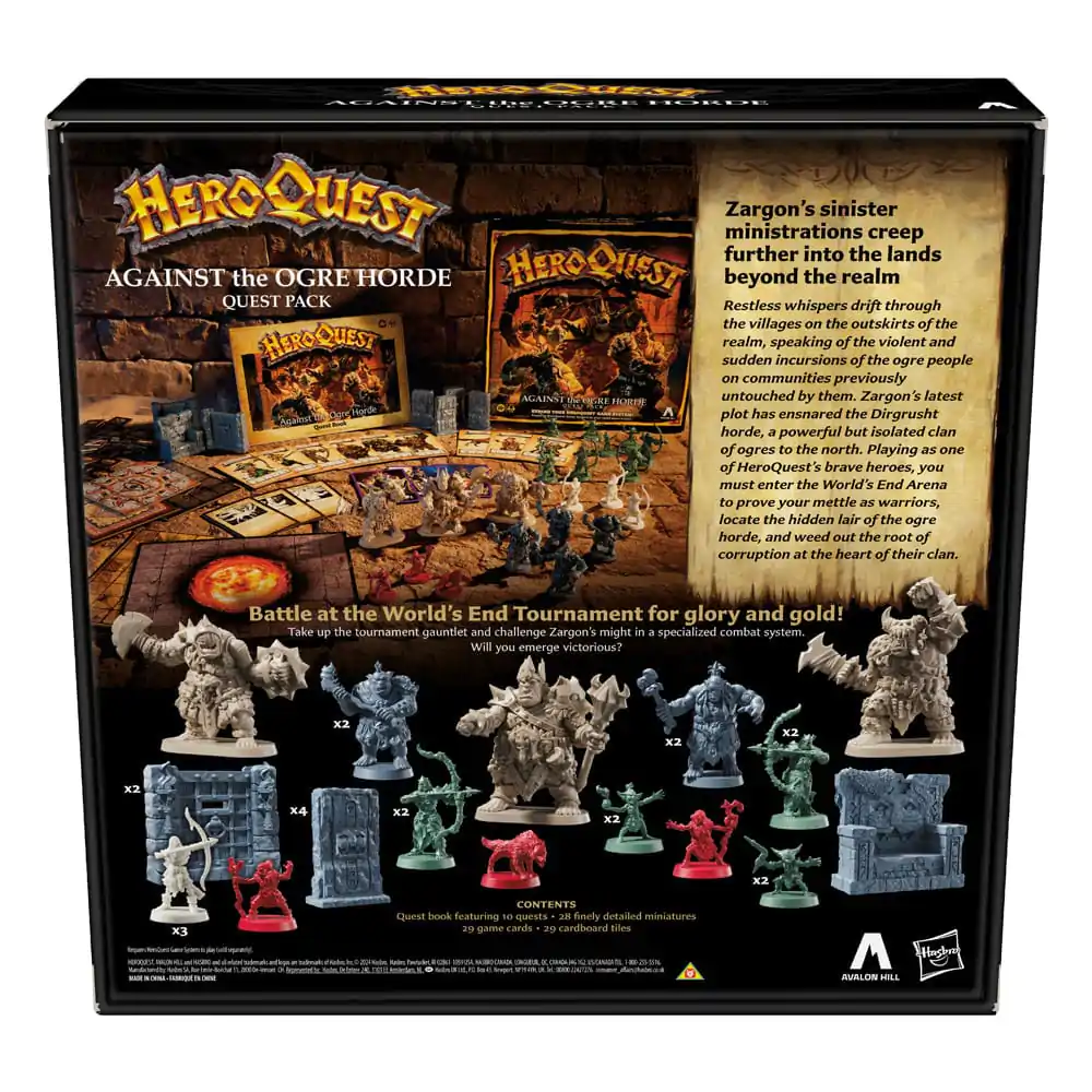 HeroQuest Gra Planszowa Expansion Against the Ogre Horde Quest Pack *English Version* zdjęcie produktu