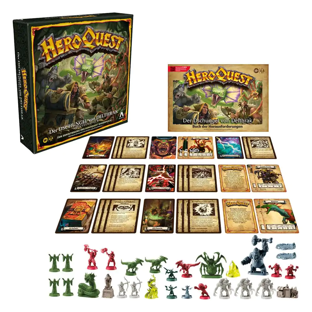 HeroQuest Gra Planszowa Dodatek Der Dschungel von Delthrak Quest Pack *Wersja Niemiecka* zdjęcie produktu