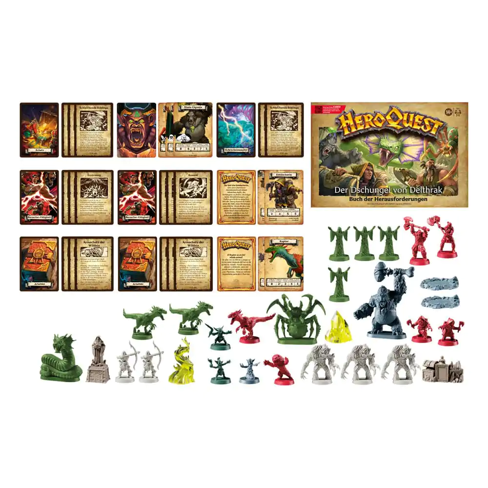 HeroQuest Gra Planszowa Dodatek Der Dschungel von Delthrak Quest Pack *Wersja Niemiecka* zdjęcie produktu