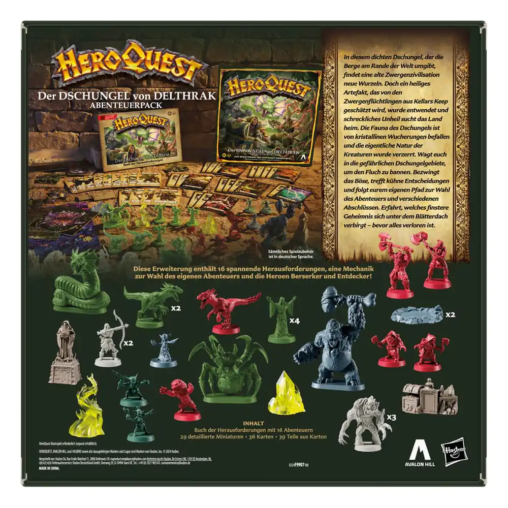 HeroQuest Gra Planszowa Dodatek Der Dschungel von Delthrak Quest Pack *Wersja Niemiecka* zdjęcie produktu