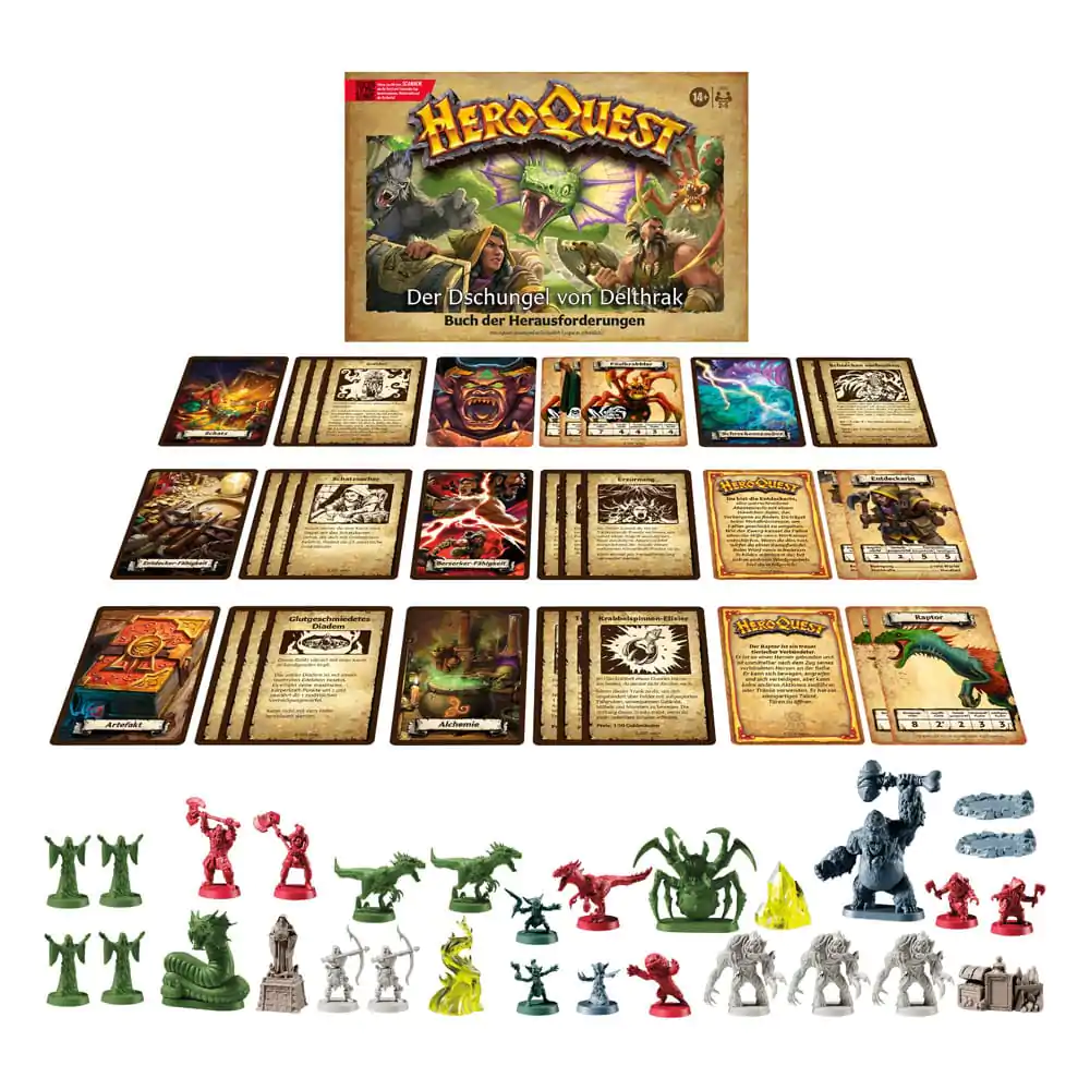 HeroQuest Gra Planszowa Dodatek Der Dschungel von Delthrak Quest Pack *Wersja Niemiecka* zdjęcie produktu