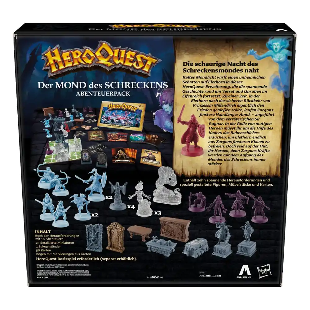 HeroQuest Gra Planszowa Dodatek Der Mond des Schreckens Quest Pack *Wersja Niemiecka* zdjęcie produktu