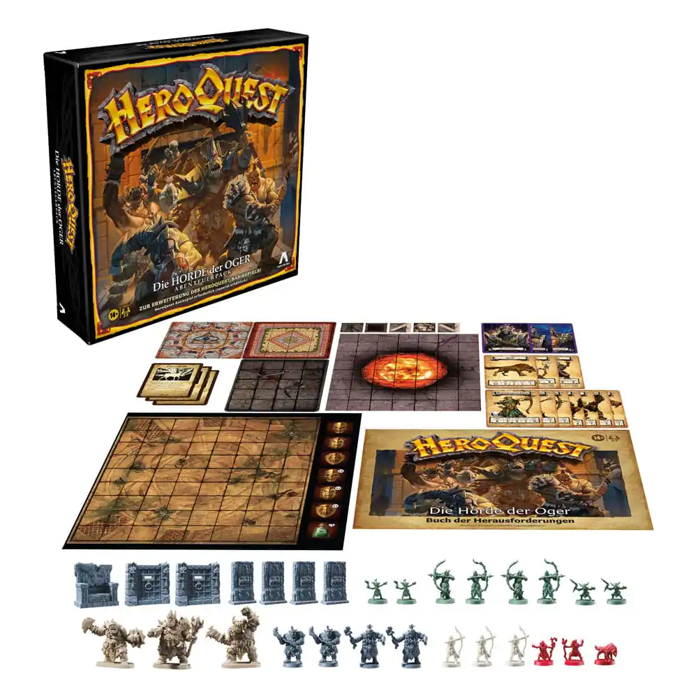 HeroQuest Gra Planszowa Expansion Die Horde der Oger Quest Pack *Wersja Niemiecka* zdjęcie produktu