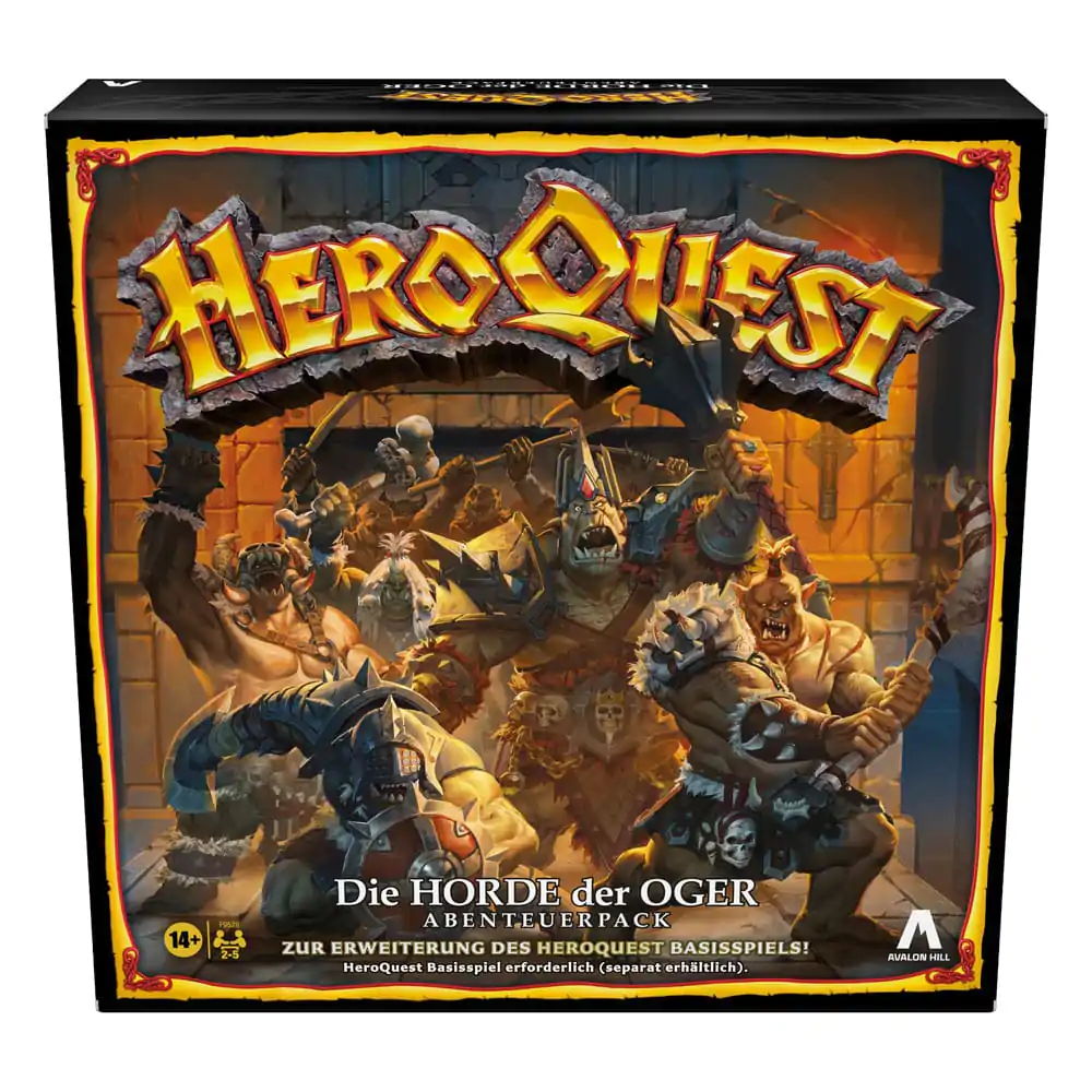 HeroQuest Gra Planszowa Expansion Die Horde der Oger Quest Pack *Wersja Niemiecka* zdjęcie produktu