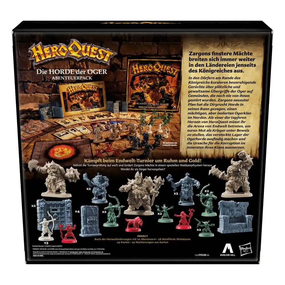HeroQuest Gra Planszowa Expansion Die Horde der Oger Quest Pack *Wersja Niemiecka* zdjęcie produktu