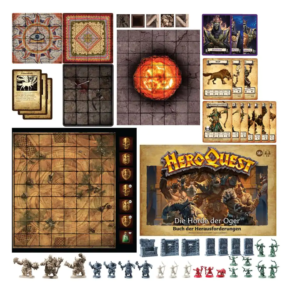 HeroQuest Gra Planszowa Expansion Die Horde der Oger Quest Pack *Wersja Niemiecka* zdjęcie produktu