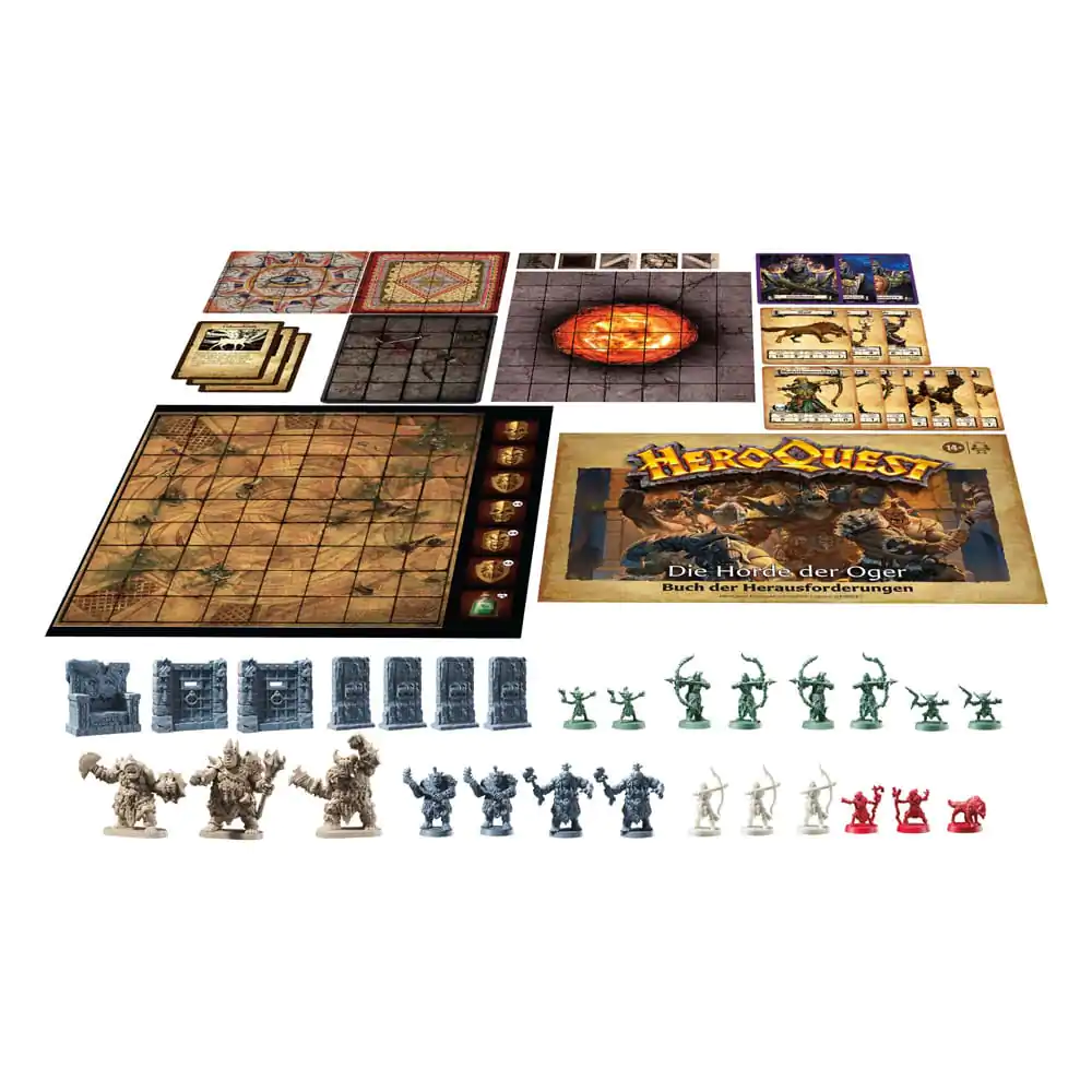HeroQuest Gra Planszowa Expansion Die Horde der Oger Quest Pack *Wersja Niemiecka* zdjęcie produktu