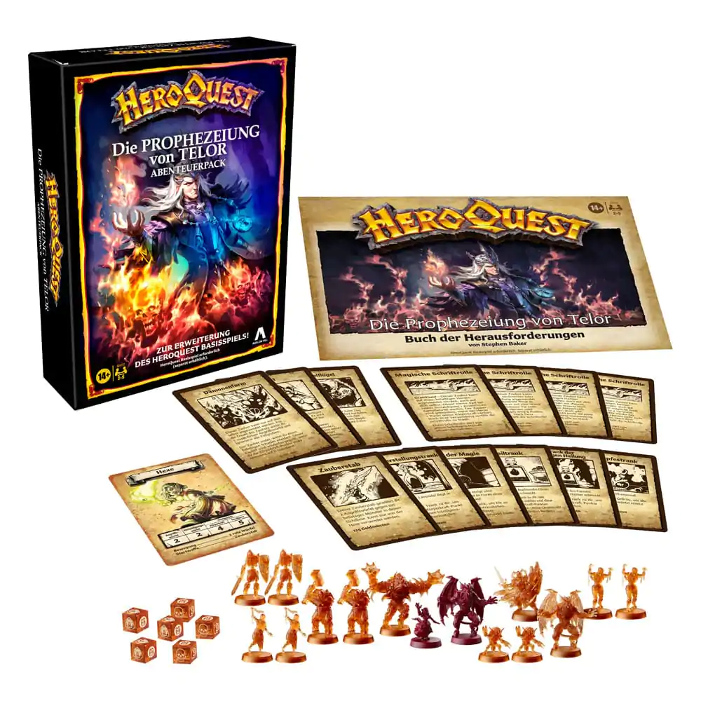 HeroQuest Gra Planszowa Expansion Die Prophezeiung von Telor Quest Pack *German Version* zdjęcie produktu