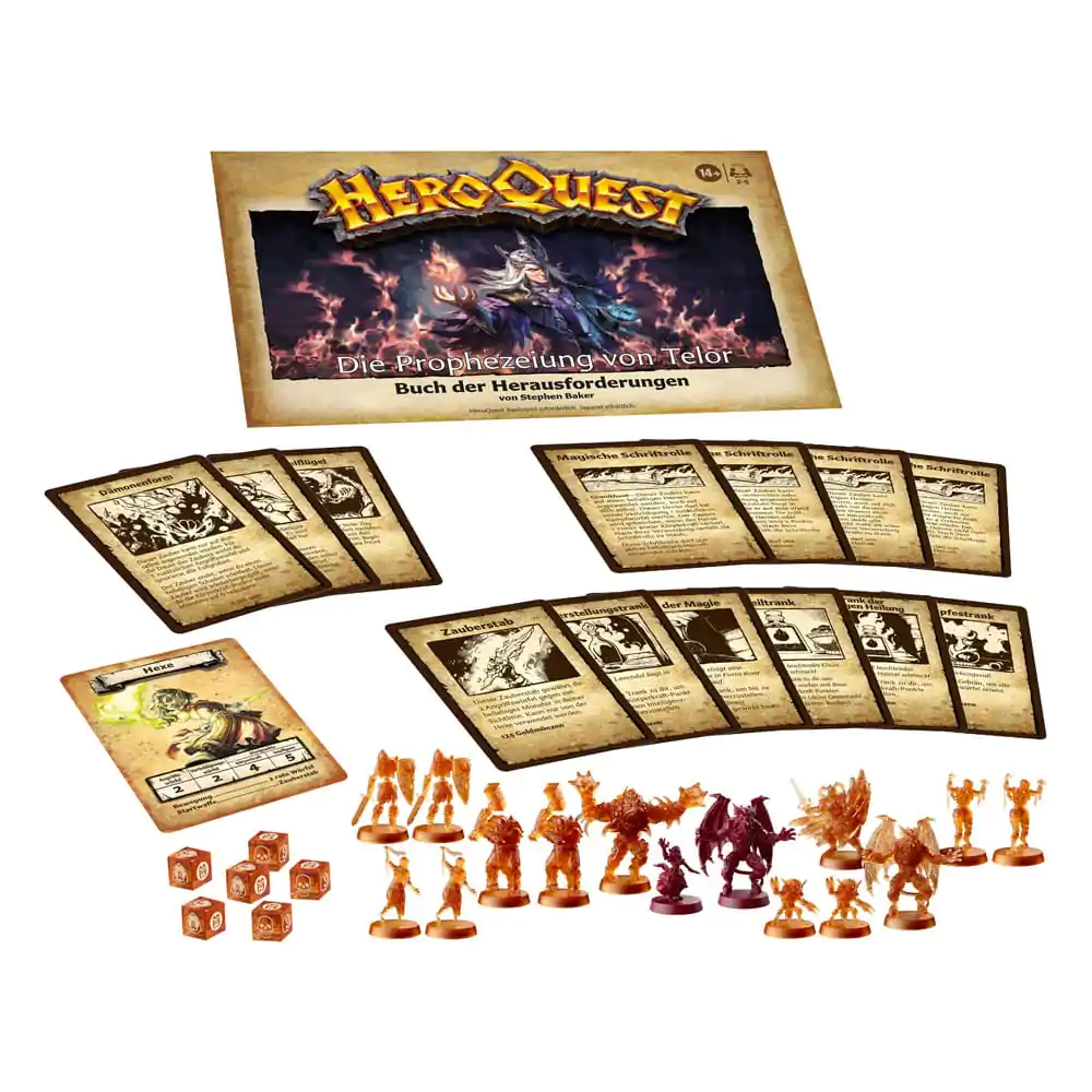 HeroQuest Gra Planszowa Expansion Die Prophezeiung von Telor Quest Pack *German Version* zdjęcie produktu