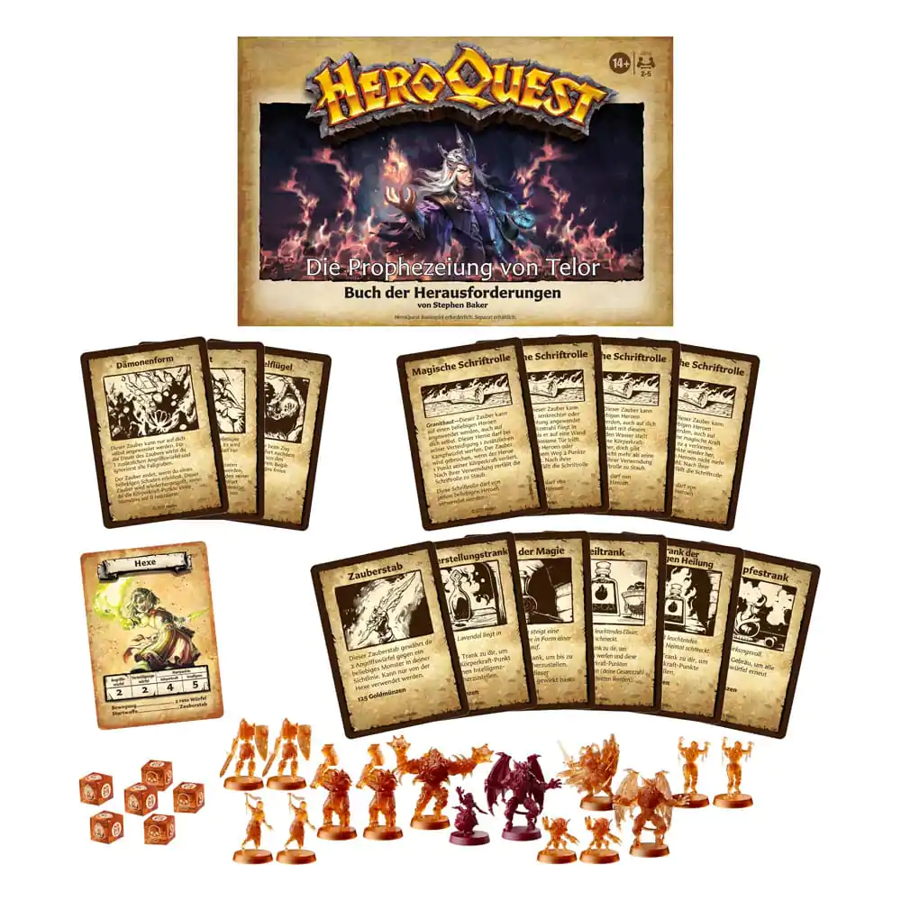 HeroQuest Gra Planszowa Expansion Die Prophezeiung von Telor Quest Pack *German Version* zdjęcie produktu