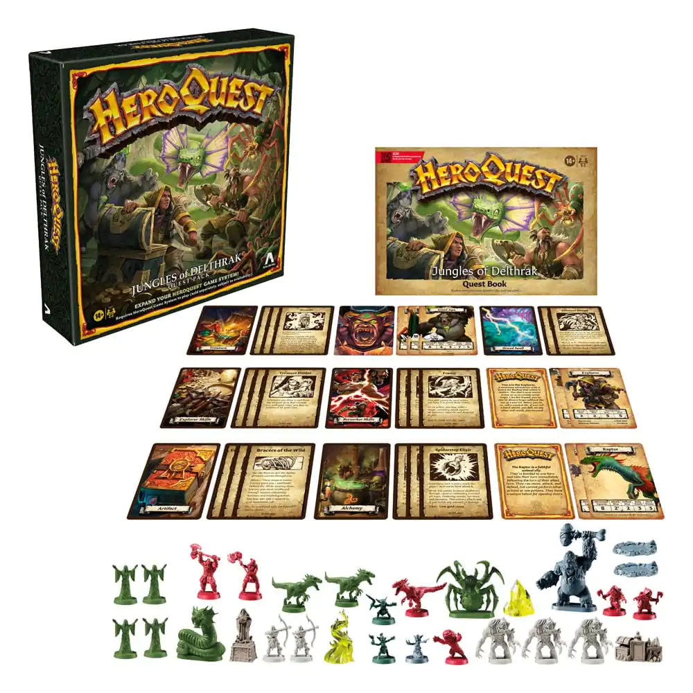 HeroQuest Gra Planszowa Rozszerzenie Jungles of Delthrak Quest Pack *English Version* zdjęcie produktu