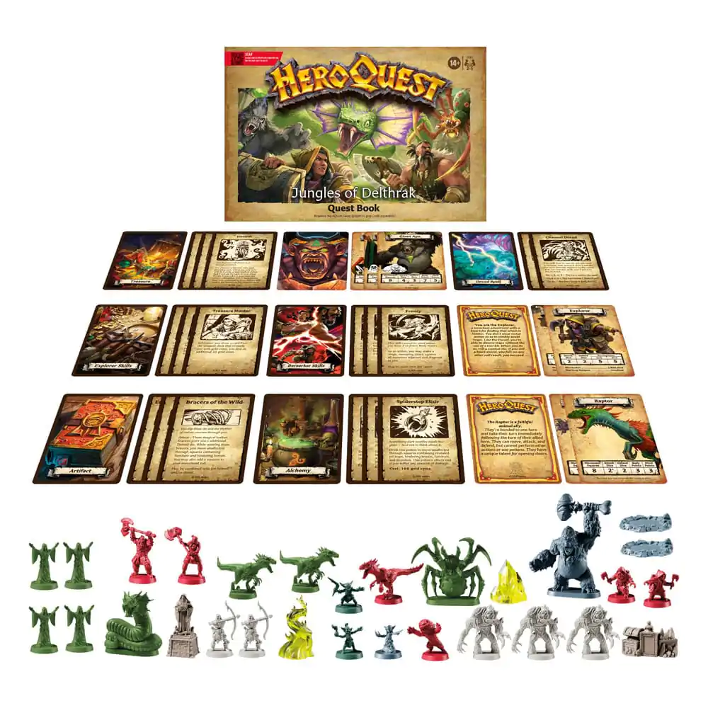 HeroQuest Gra Planszowa Rozszerzenie Jungles of Delthrak Quest Pack *English Version* zdjęcie produktu